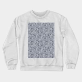 Tropical gray print Crewneck Sweatshirt